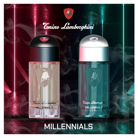 Millennials Tonino Lamborghini cologne .